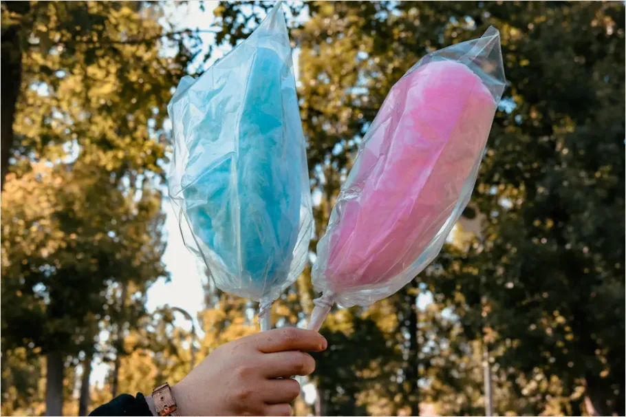 Detail Fairground Cotton Candy Photo Number 2