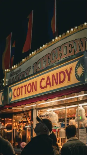 Detail Fairground Cotton Candy Photo Number 12