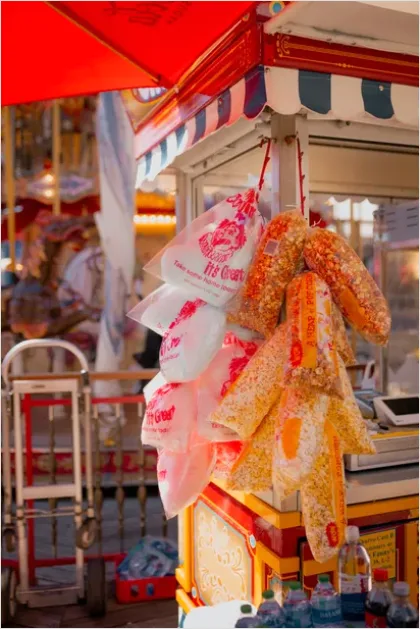 Detail Fairground Cotton Candy Photo Number 16