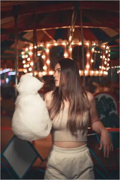Detail Fairground Cotton Candy Photo Number 4