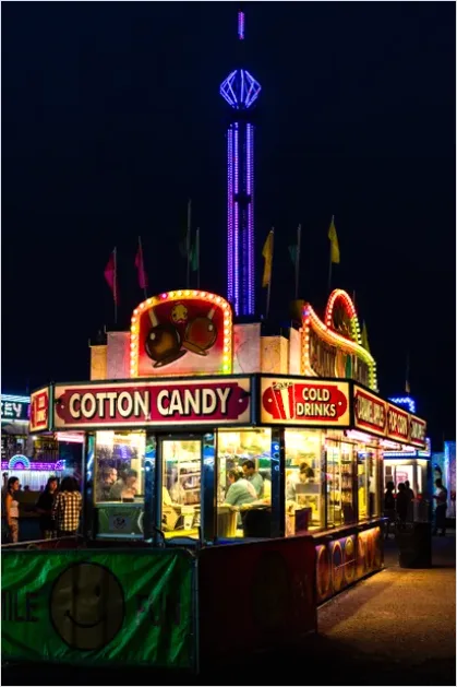 Detail Fairground Cotton Candy Photo Number 9