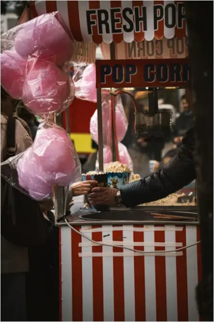 Detail Fairground Cotton Candy Photo Number 10