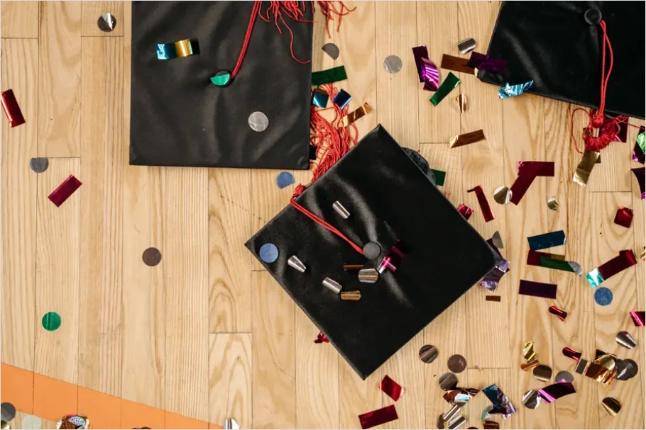 Detail Finish Line Celebration Confetti Photo Number 5