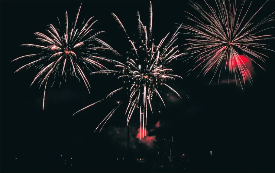 Detail Fireworks Display Night Celebration Photo Number 2