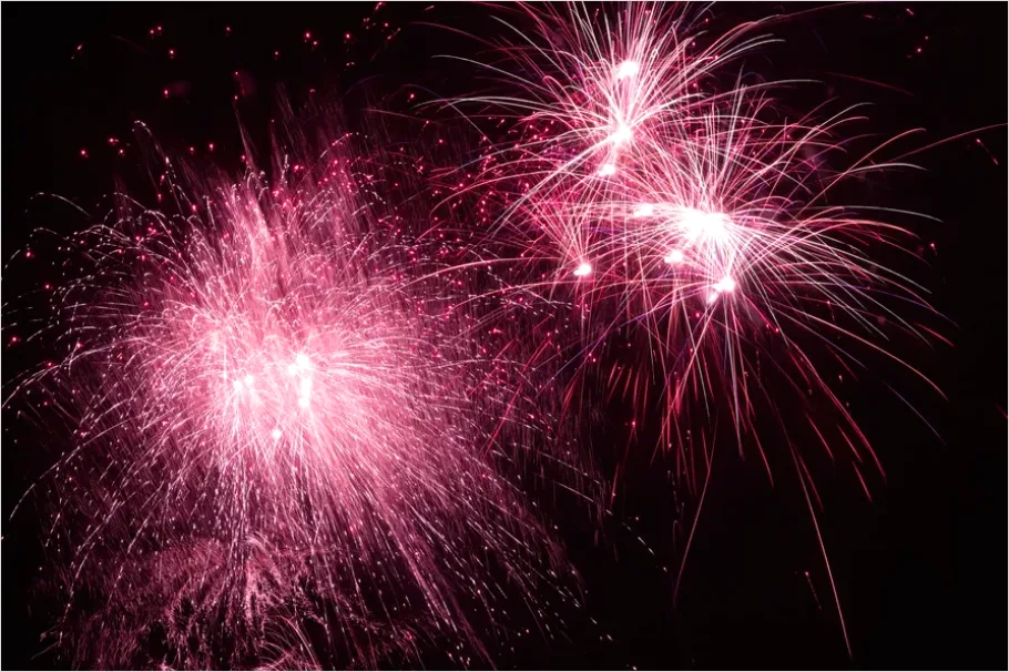Detail Fireworks Display Night Celebration Photo Number 16