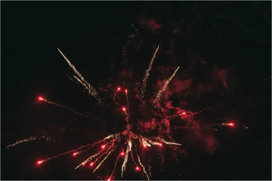 Detail Fireworks Display Night Celebration Photo Number 5
