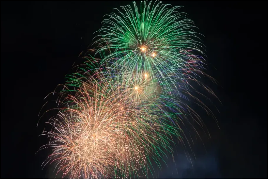 Detail Fireworks Display Night Celebration Photo Number 6