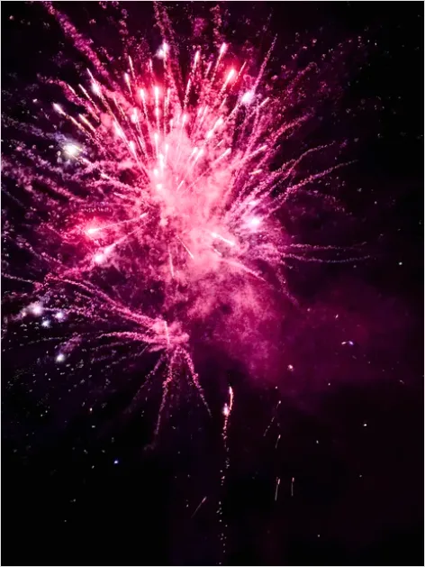 Detail Fireworks Display Night Celebration Photo Number 7