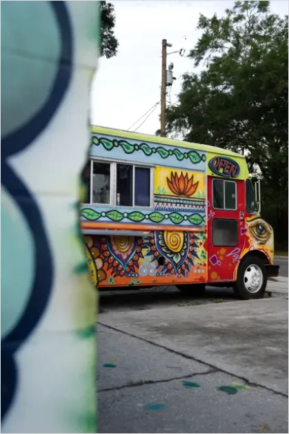 Detail Food Truck Exterior Vibrant Design Photo Number 10