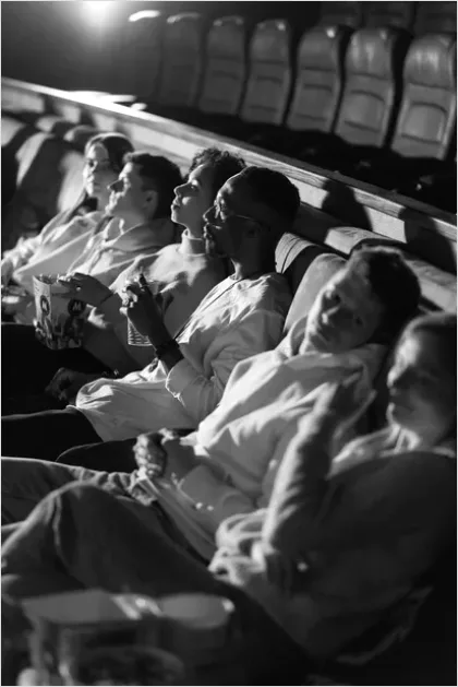 Detail Friends Watching Movie Together Photo Number 15