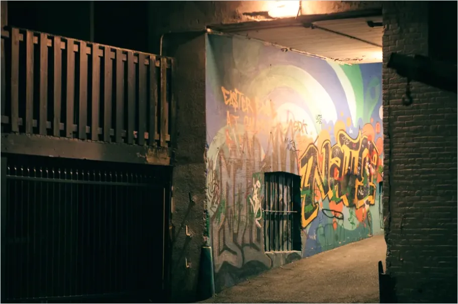 Graffiti Mural Urban Alley Photo 23fe