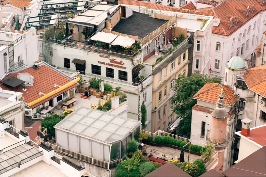 Detail Green Roof Building City Photo Number 5