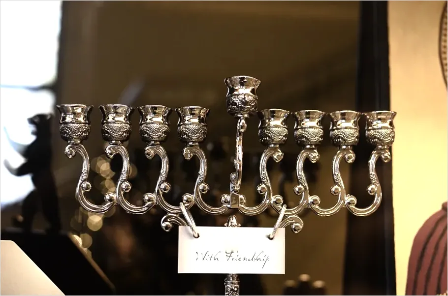 Hanukkah Menorah Public Event Photo Fc74