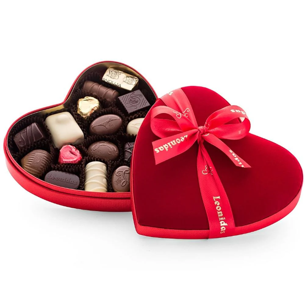 Detail Heart Shaped Chocolate Box Flat Lay Number 8