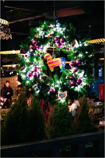 Detail Holiday Market Festive Lights Photo Number 7