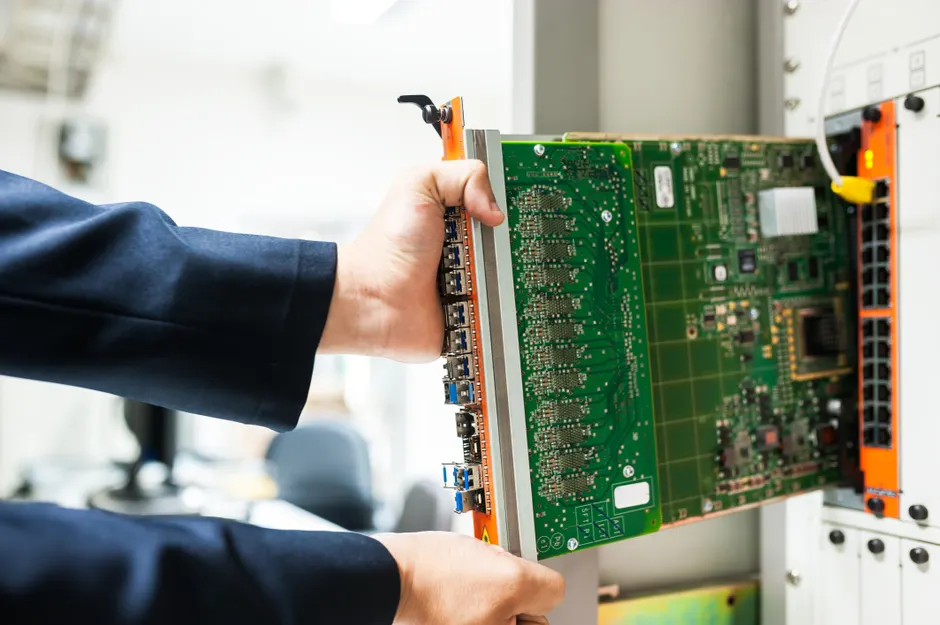 Detail It Support Technician Working Server Room Number 13