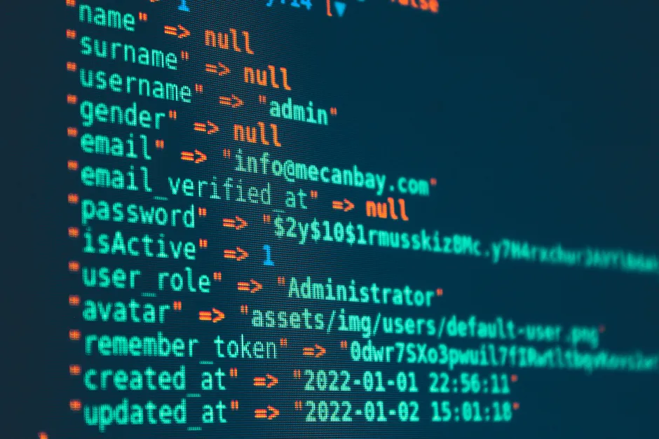 Detail Javascript Code Editor On Monitor Close Up Number 13