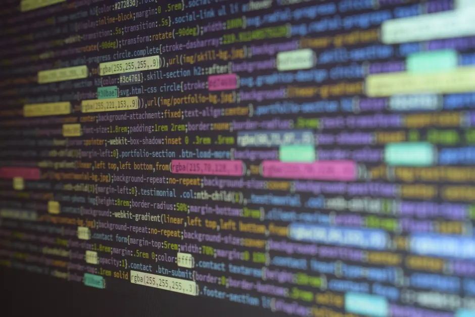 Detail Javascript Code Editor On Monitor Close Up Number 14