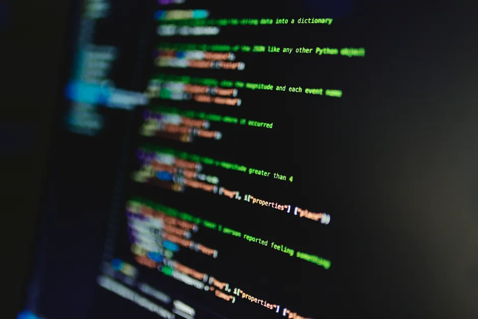 Detail Javascript Code Editor On Monitor Close Up Number 15