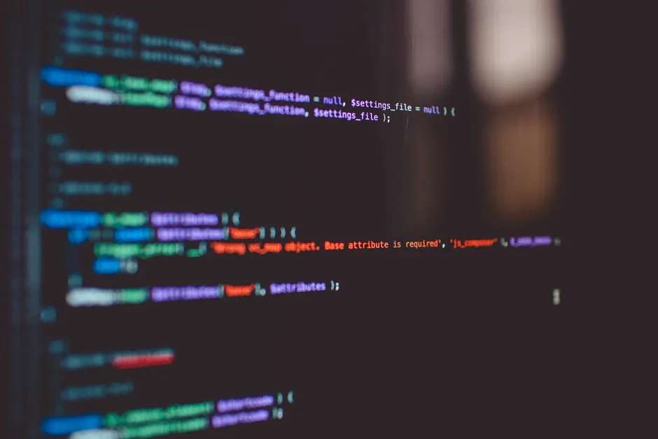 Detail Javascript Code Editor On Monitor Close Up Number 16
