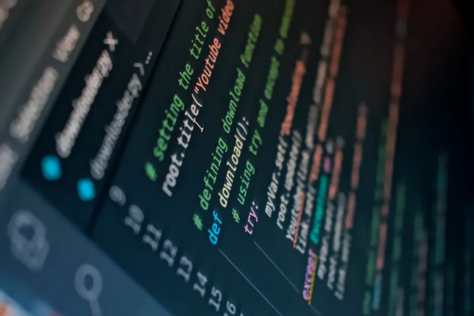 Detail Javascript Code Editor On Monitor Close Up Number 4