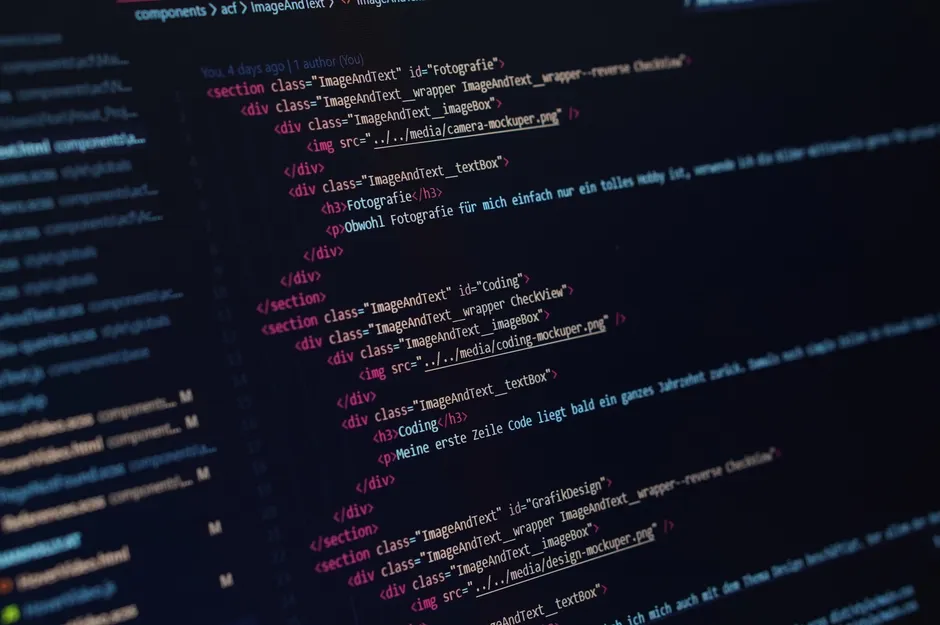 Detail Javascript Code Editor On Monitor Close Up Number 7