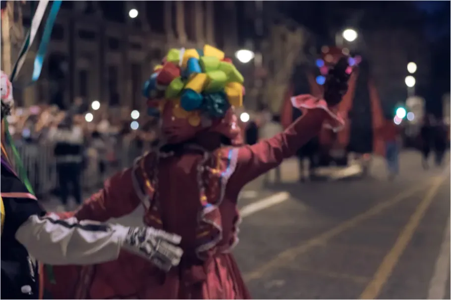 Detail Lantern Parade Night Festival Photo Number 8