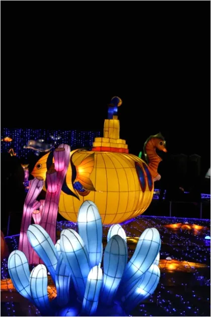 Detail Lantern Parade Night Festival Photo Number 9