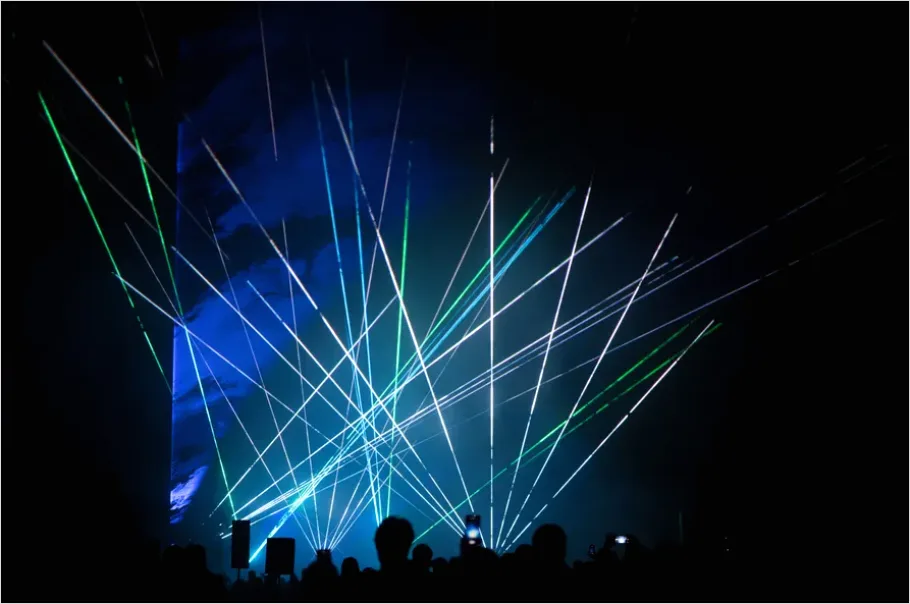 Laser Lights Concert Atmosphere Photo Ef71