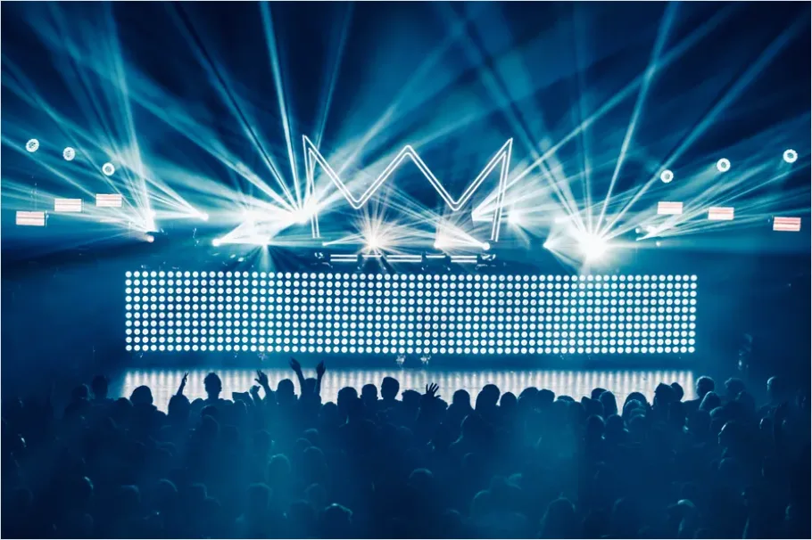 Detail Laser Lights Concert Atmosphere Photo Number 3