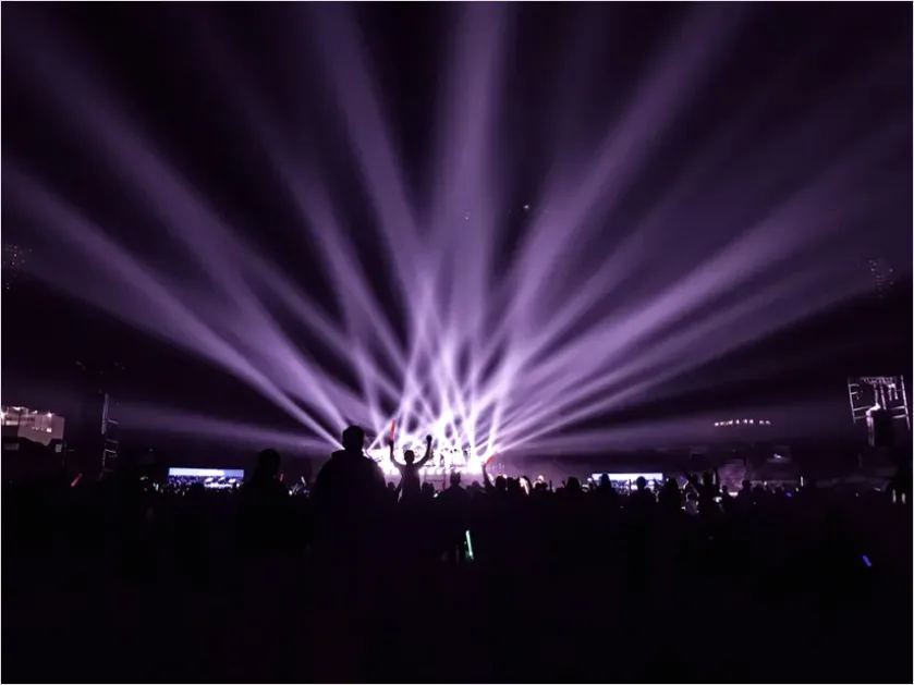 Detail Laser Lights Concert Atmosphere Photo Number 8