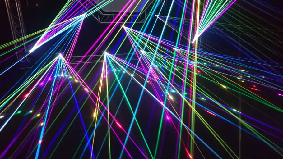 Detail Laser Lights Concert Atmosphere Photo Number 10