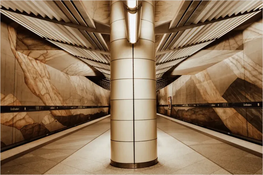 Detail Metro Station Architecture Interior Photo Number 12