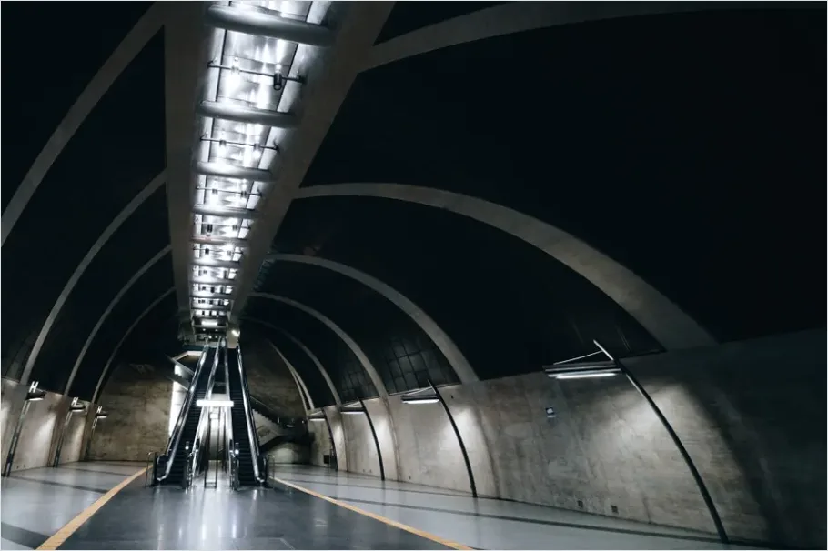 Detail Metro Station Architecture Interior Photo Number 10