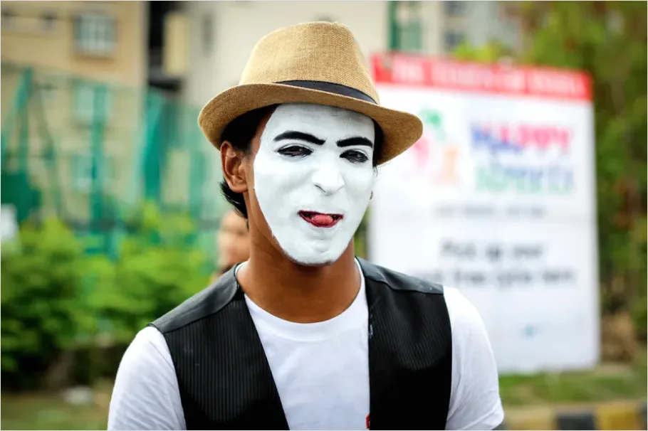 Detail Mime Performer City Square Photo Number 13
