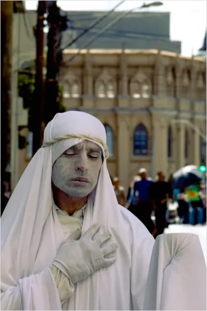 Detail Mime Performer City Square Photo Number 15