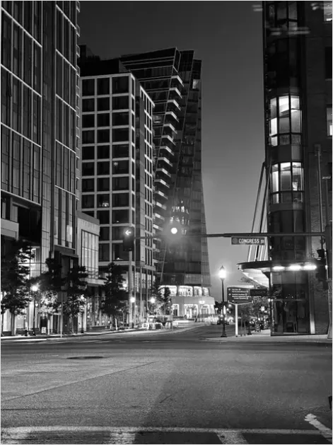 Detail Modern Street Lamp City Night Photo Number 3