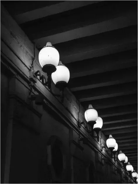 Detail Modern Street Lamp City Night Photo Number 8
