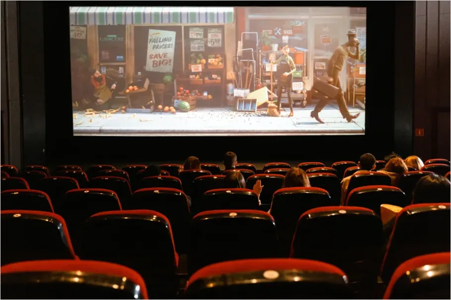 Detail Movie Theater Interior Audience Photo Number 2