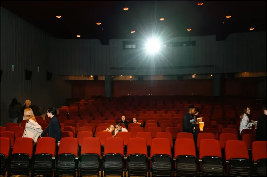 Detail Movie Theater Interior Audience Photo Number 14