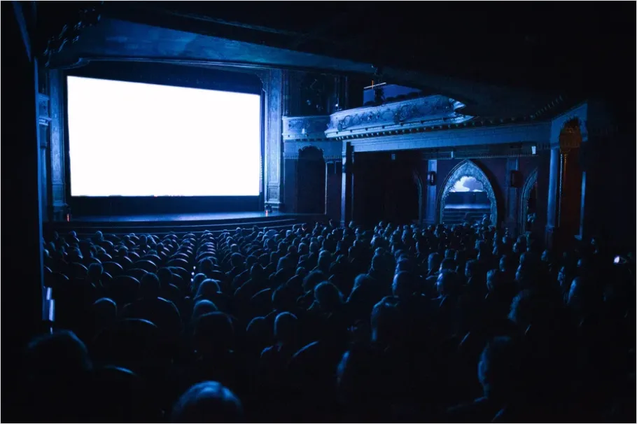 Detail Movie Theater Interior Audience Photo Number 3