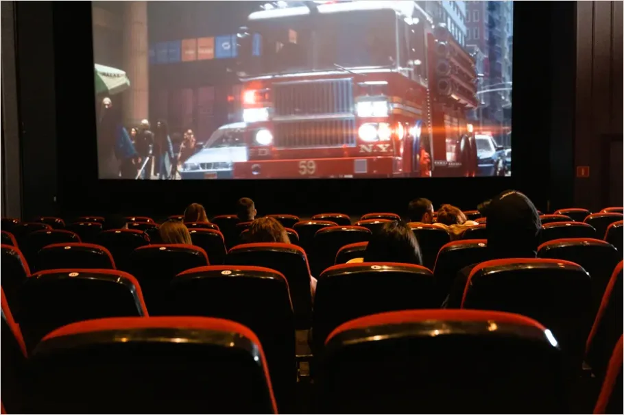 Detail Movie Theater Interior Audience Photo Number 6
