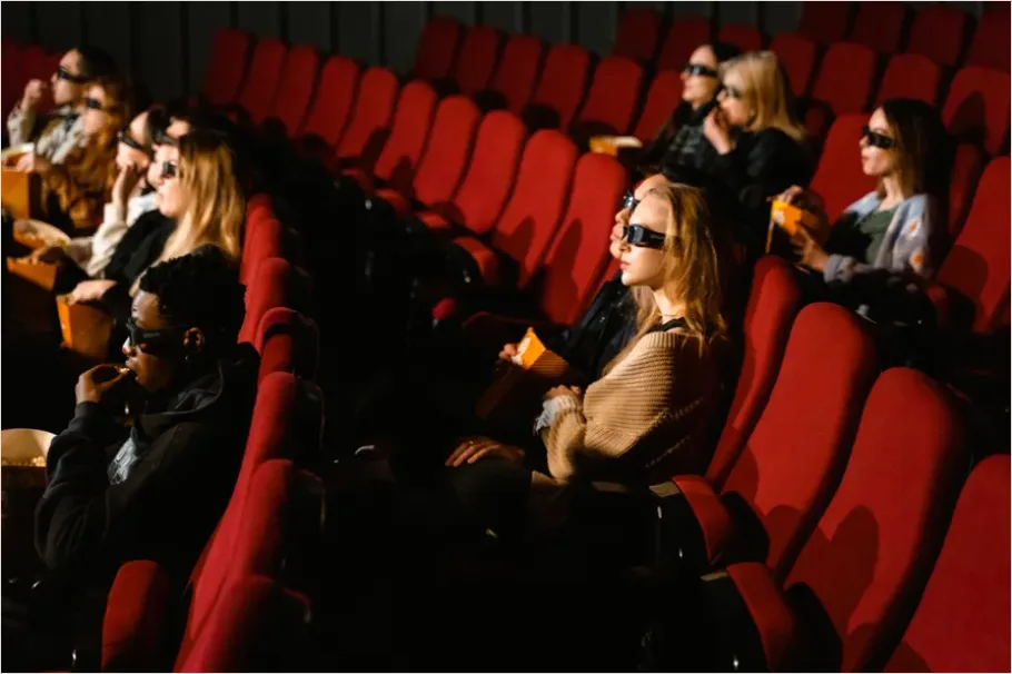 Detail Movie Theater Interior Audience Photo Number 9
