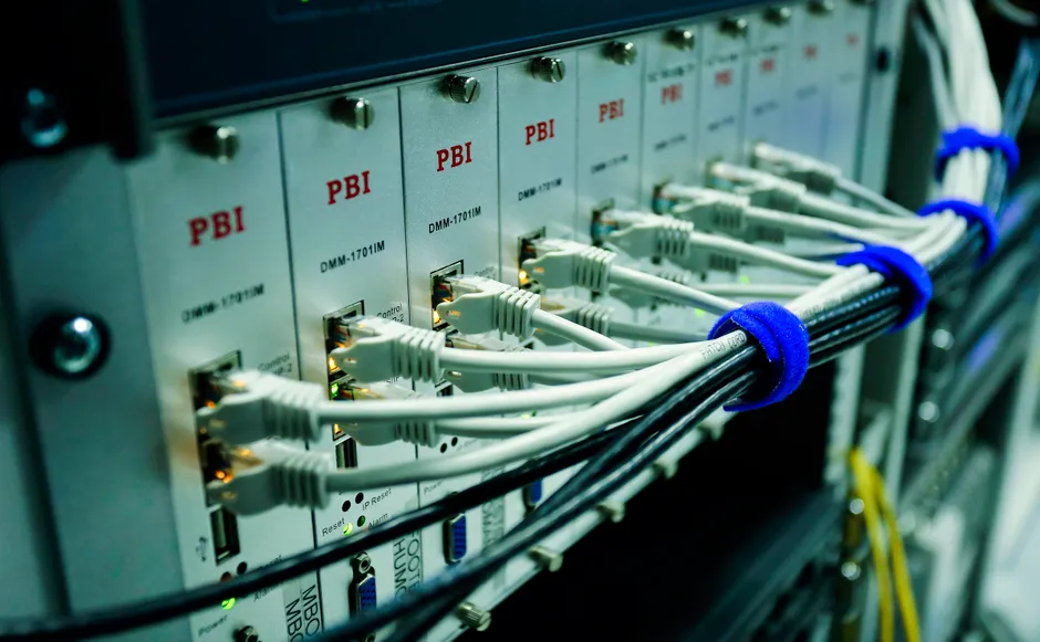 Detail Network Server Rack Data Center Lights Number 11