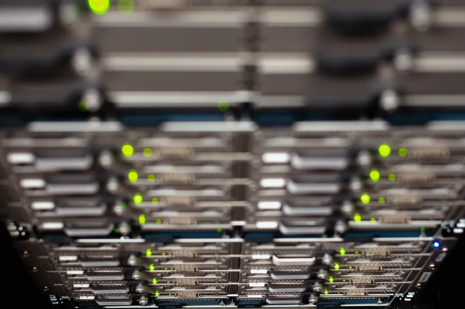 Detail Network Server Rack Data Center Lights Number 3