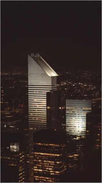 Detail Night City Skyline Lights Photo Number 6