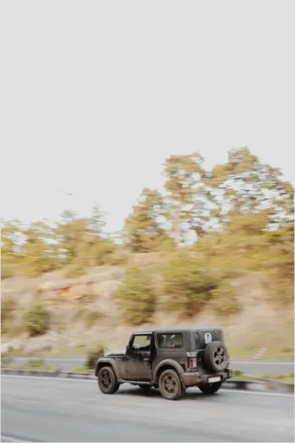 Detail Off Road Suv Driving Dirt Road Photo Number 14