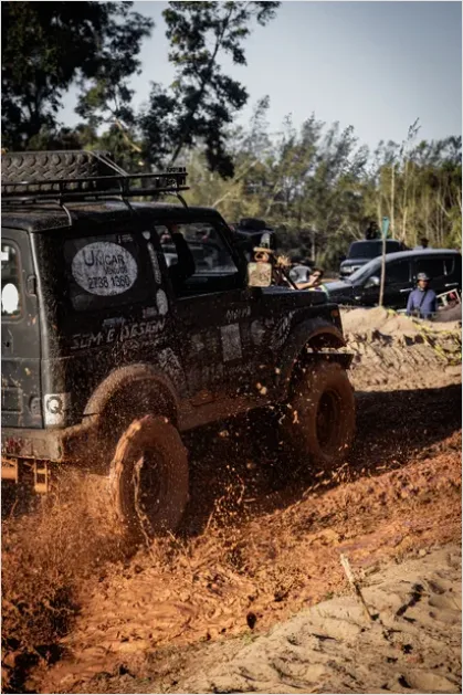 Detail Off Road Suv Driving Dirt Road Photo Number 7