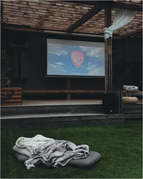 Outdoor Cinema Screen Movie Night Photo C998