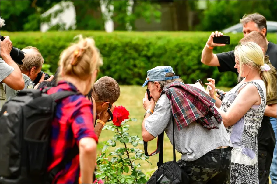 Detail Paparazzi Photographers Flashing Cameras Photo Number 9